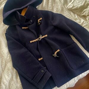 Uniqlo & Ines De La Fressange Navy Toggle Coat with Hood